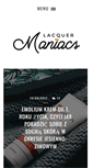 Mobile Screenshot of lacquer-maniacs.com