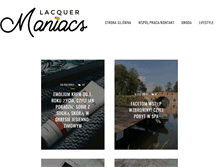 Tablet Screenshot of lacquer-maniacs.com